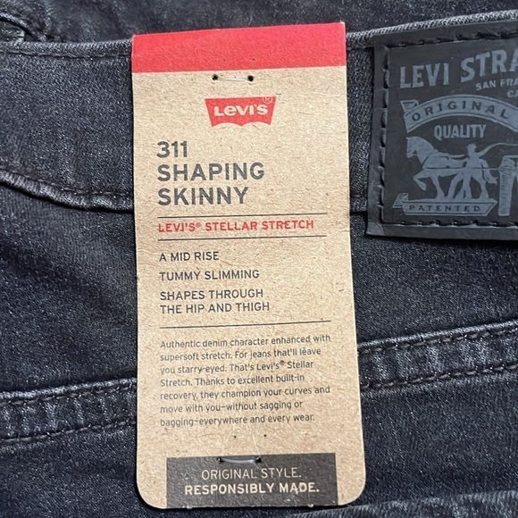 NWT Levi's Women's 311 Shaping Skinny Jeans 14 short - Picture 7 of 7